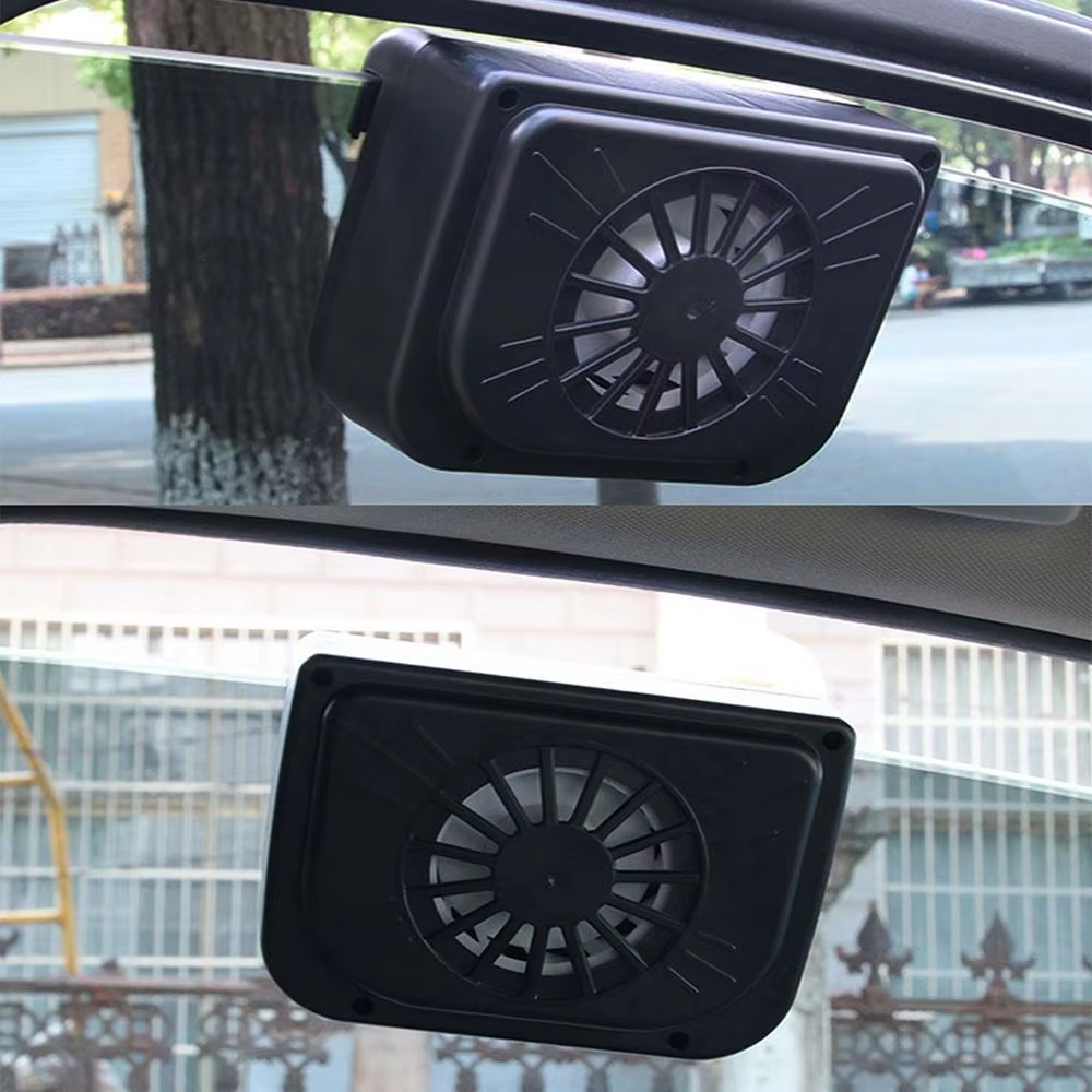 Solar-Powered Car Ventilation Fan for Odor and Smoke Elimination | Stornfield