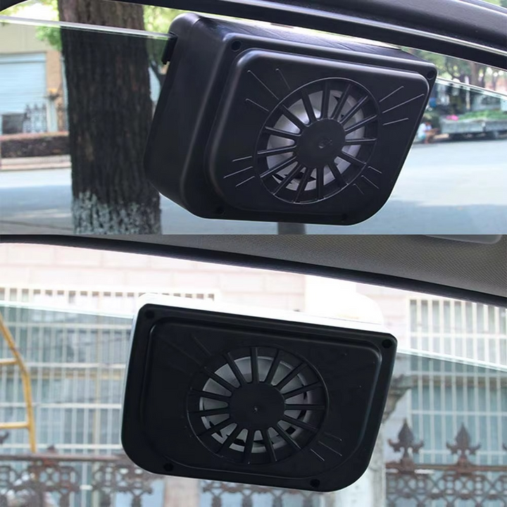 Solar-Powered Car Ventilation Fan for Odor and Smoke Elimination | Stornfield