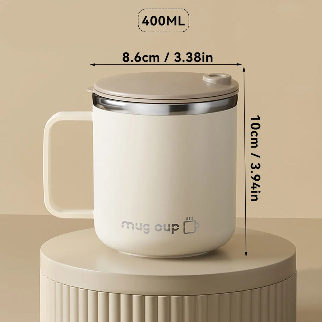 Insulated stainless steel coffee cup with lid | Stornfield