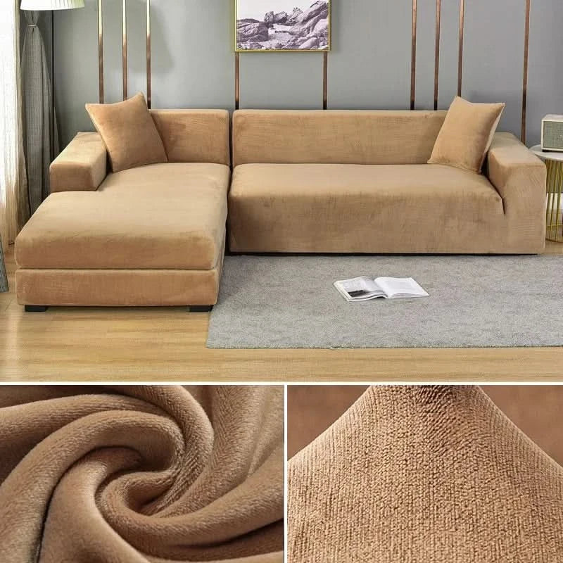 Stornfield | PlushFit - High-Quality Sofa Covers Made of Stretch Velvet