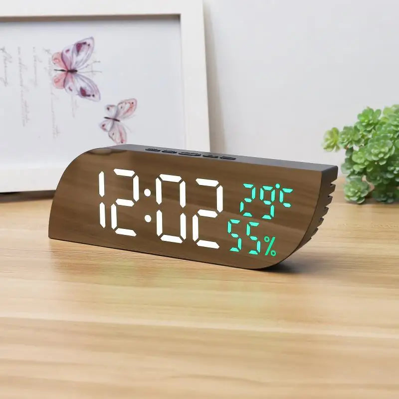 Stornfield | Horloge Alarme Numérique LED avec Affichage Double & Snooze Illimité