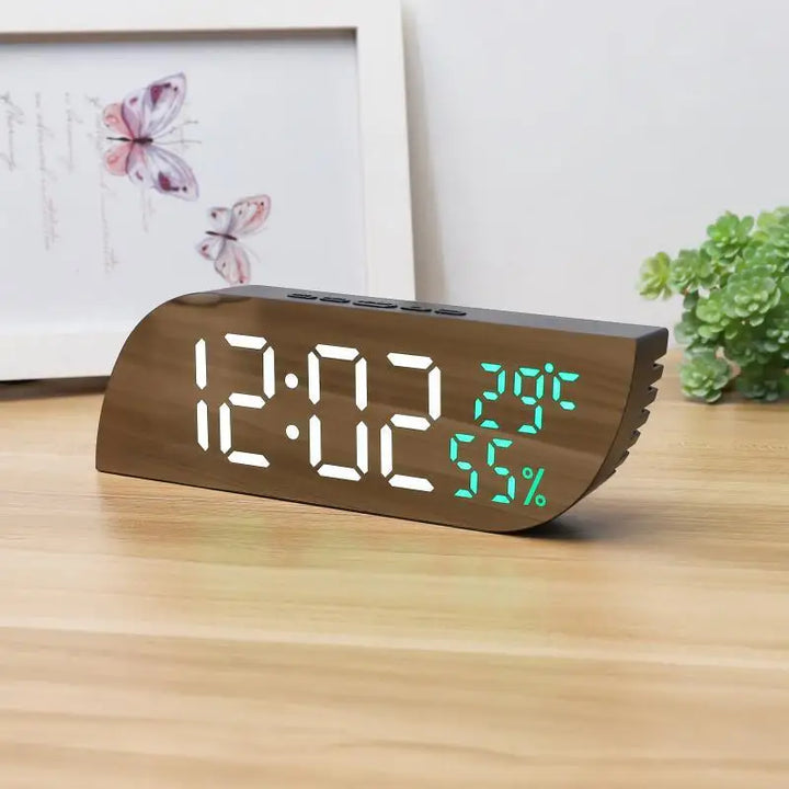 Stornfield | Horloge Alarme Numérique LED avec Affichage Double & Snooze Illimité