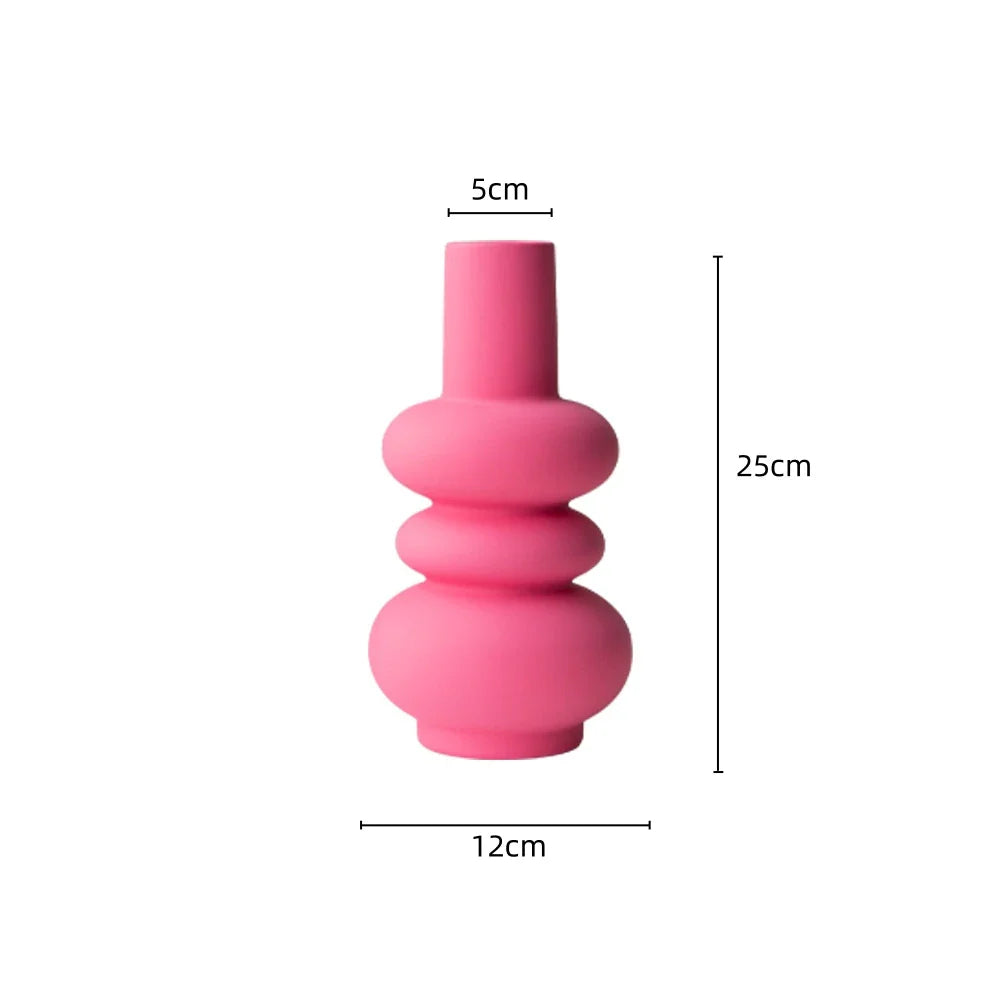 Hot Pink Ceramic Vase | Stornfield