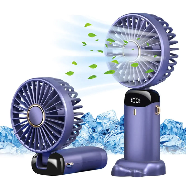 Electric Fan Portable Air Conditioner Mini Cooler Rechargeable Neck Fans for Home Free Shipping Hand Usb Conditioning Blades | Stornfield