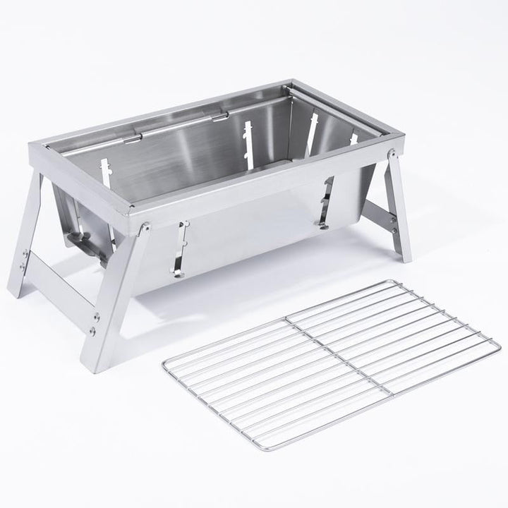 Ultimate Camping Style Stainless Steel Foldable Grill | Stornfield