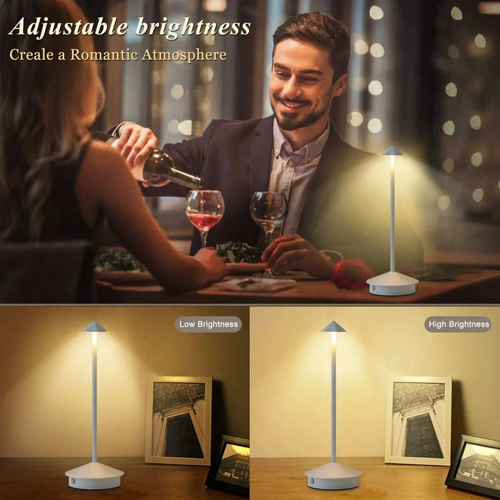 Stornfield | Rechargeable Table Lamp Creative Decorative Table Lamp for Dining Room Touch LED Hotel Bar Coffee Pina Pro Floor Lamp