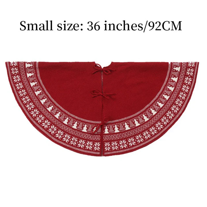 Plush tree Christmas tree skirt | Stornfield
