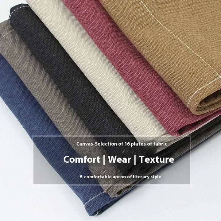 Canvas apron with pockets, adjustable, Unisex | Stornfield