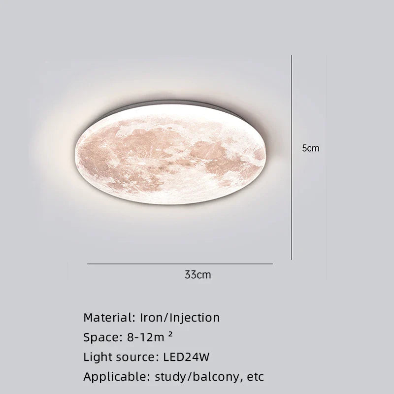 Moon Surface Artistic Modern Ceiling Lamp | Stornfield