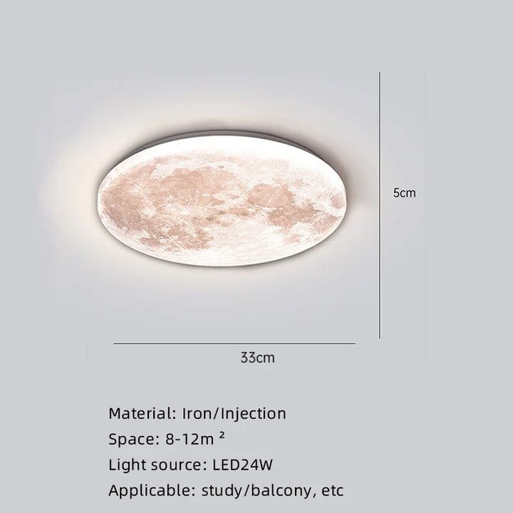 Moon Surface Artistic Modern Ceiling Lamp | Stornfield