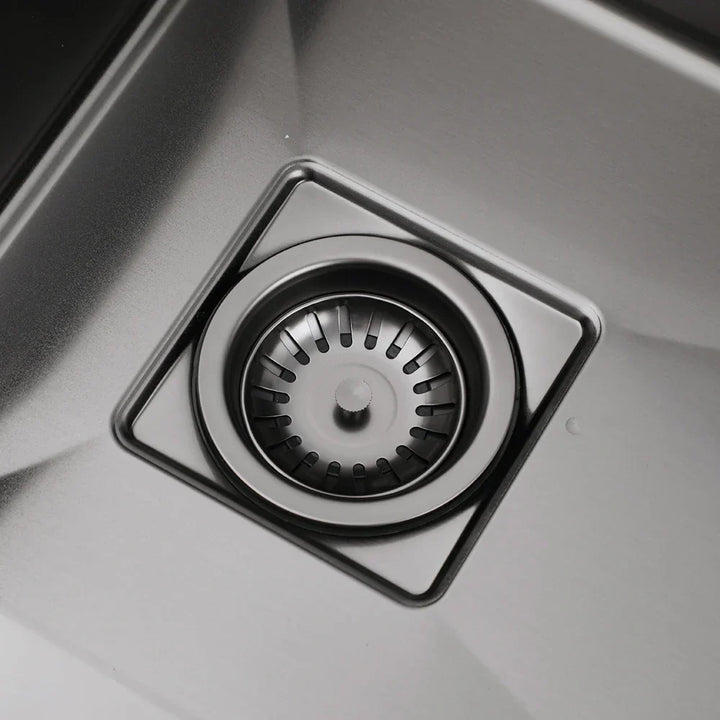 AquaGuard Stainless Steel Sink Strainer with Odor Filter – Pop-Up Stopper & Anti-Blocking Basket Stornfield