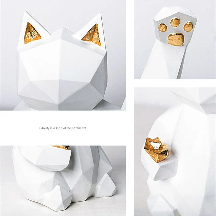 Stornfield | Geometric Nordic Lucky Cat