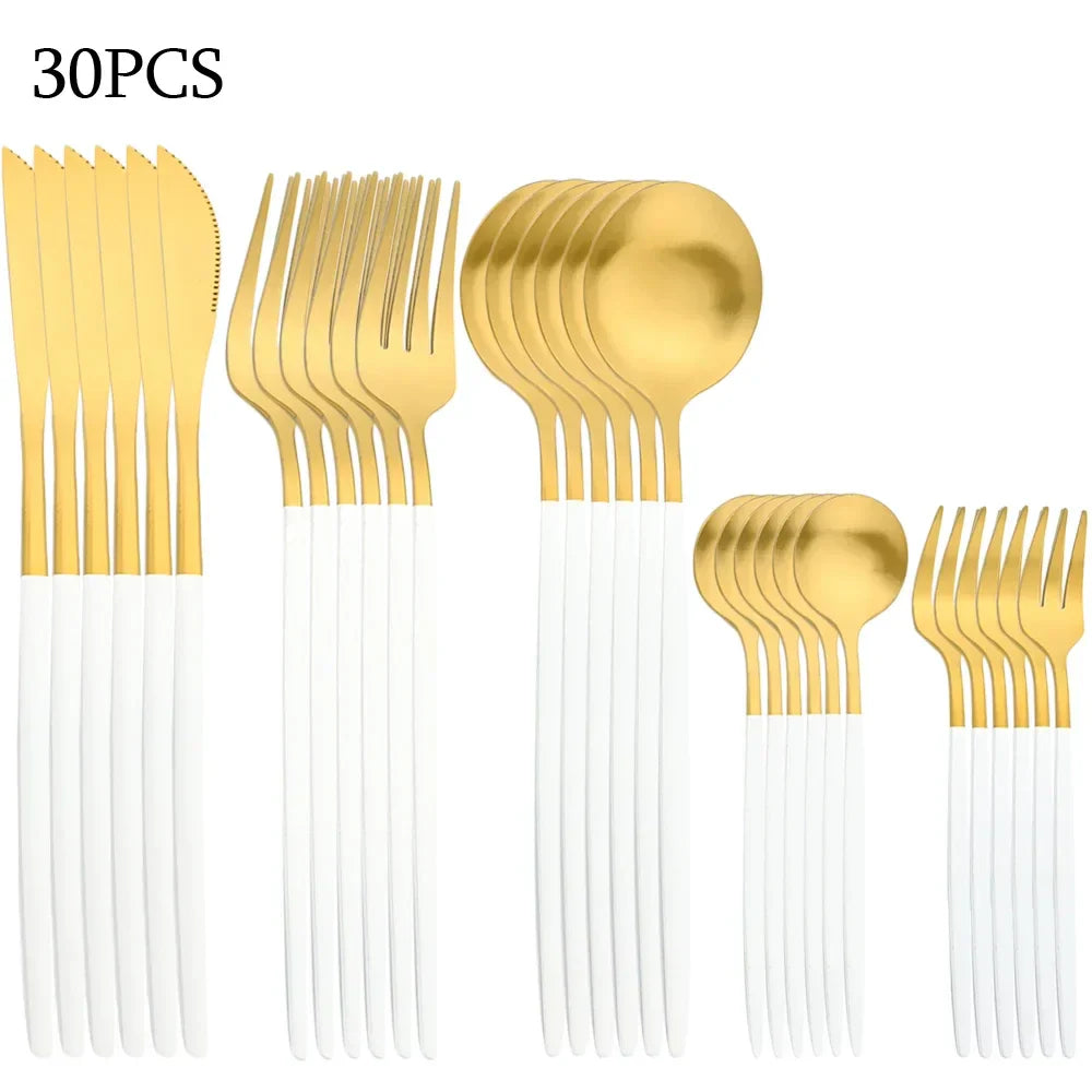 Stornfield | RefinedTable | 30-Piece Cutlery Set