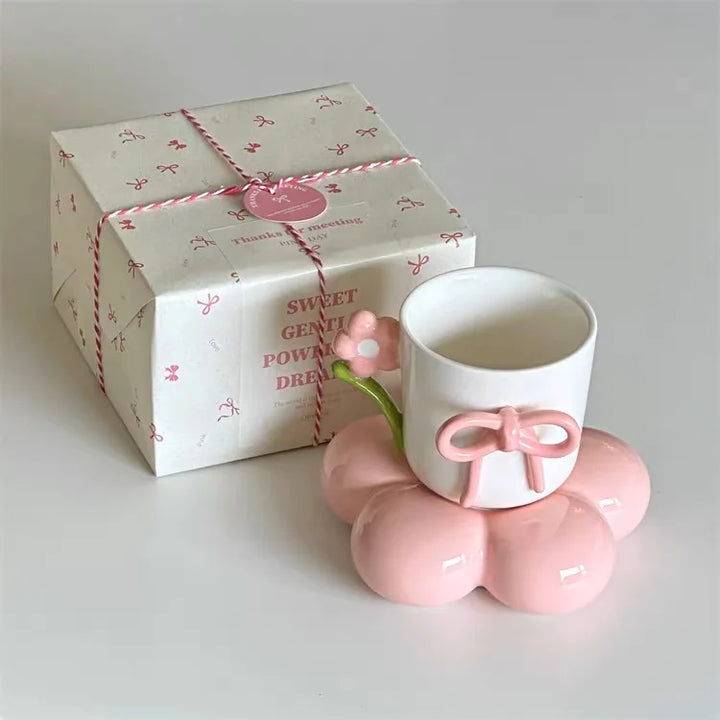 Band-embellished ceramic mug – Handmade elegance for coffee and tea lovers | Stornfield