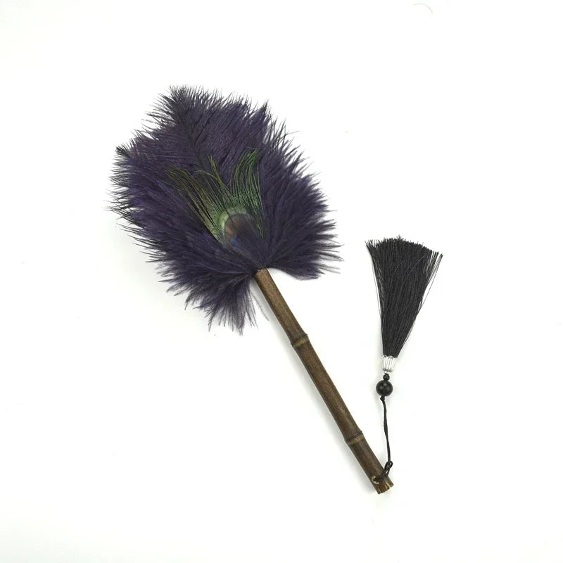 Peacock Feather Anti-Static Dusting Brush | Stornfield
