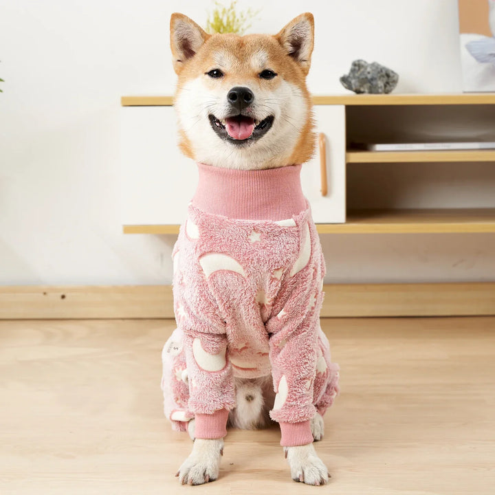 Stornfield Warm Winter Dog Pajamas, Fluffy and Stretchy