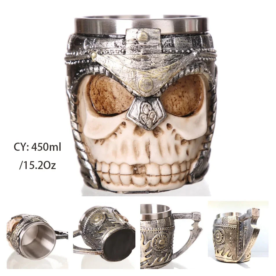 Stornfield | Medieval Dragon Stainless Steel Resin Mug as Coffee Mug or Tea Mug