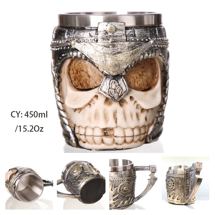 Stornfield | Medieval Dragon Stainless Steel Resin Mug as Coffee Mug or Tea Mug