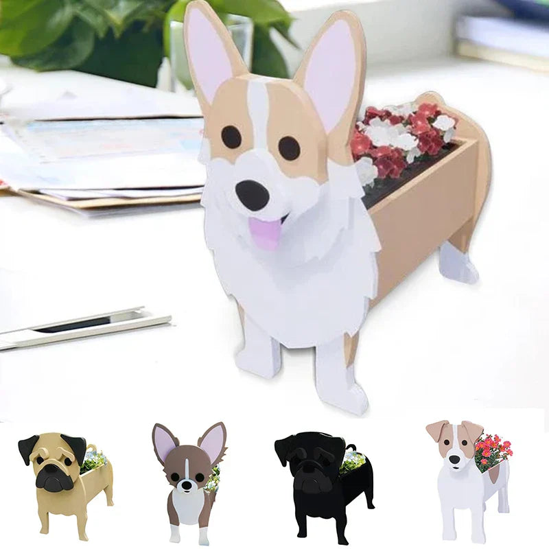 Stornfield | Flower Pot - Pawsome - Dog Plant Pot - Various Breeds