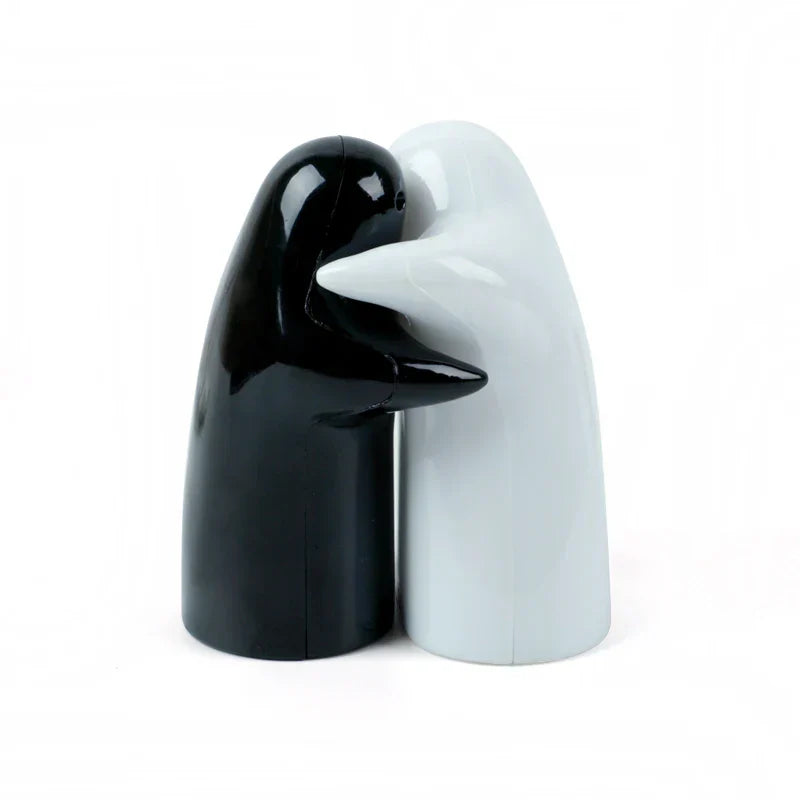 Stornfield | Pretty Spooky Ceramic Salt and Pepper Mills Black and White