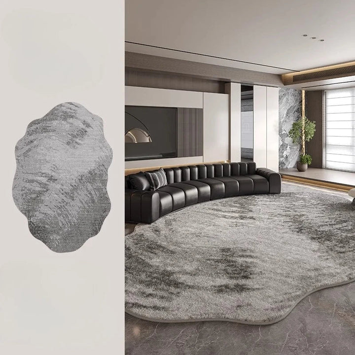 Stornfield | Irregular Plush Rug Light Luxury Washable for Bedroom and Living Room