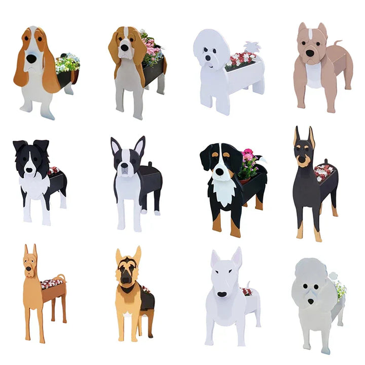 Stornfield | Flower Pot - Pawsome - Dog Plant Pot - Various Breeds