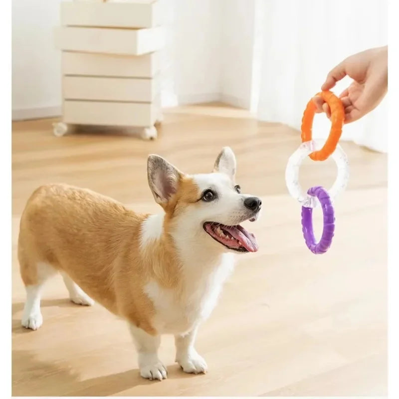3 Ring Chew Toy for Dogs robust and tooth-friendly Stornfield
