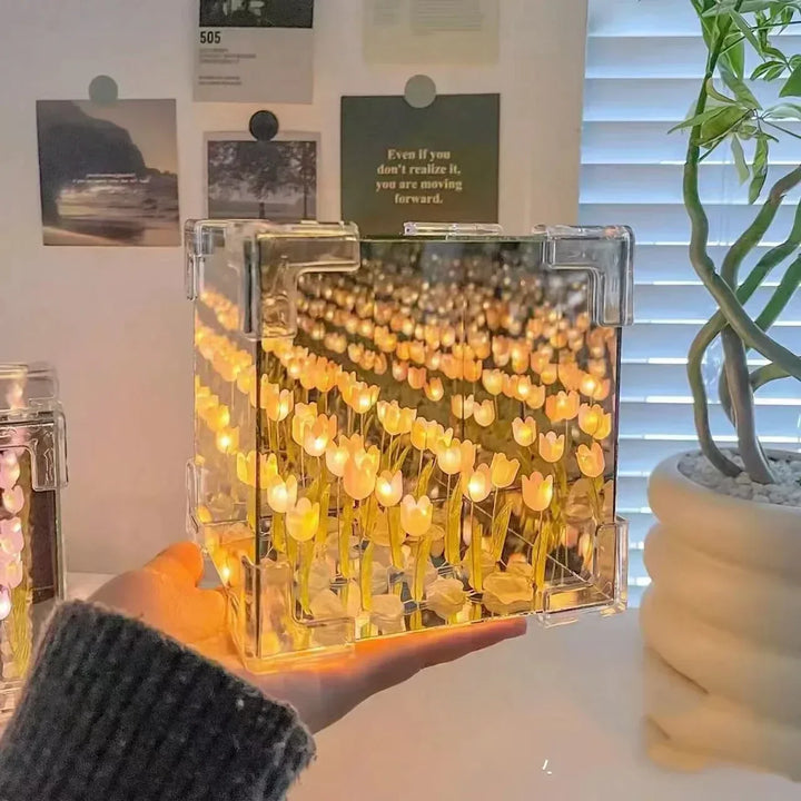 3D Tulip DIY Flower Cube Night Lamp | Stornfield