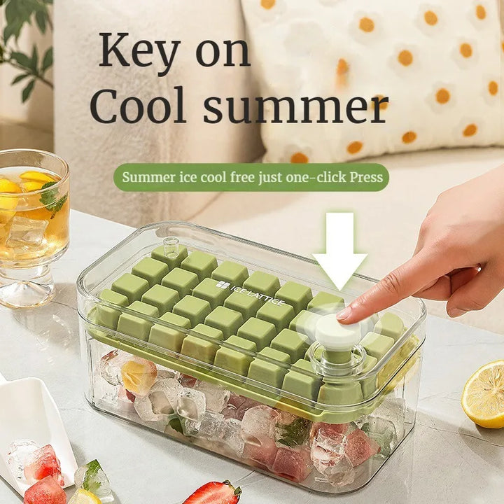 32-Grid Silicone Ice Cube Tray