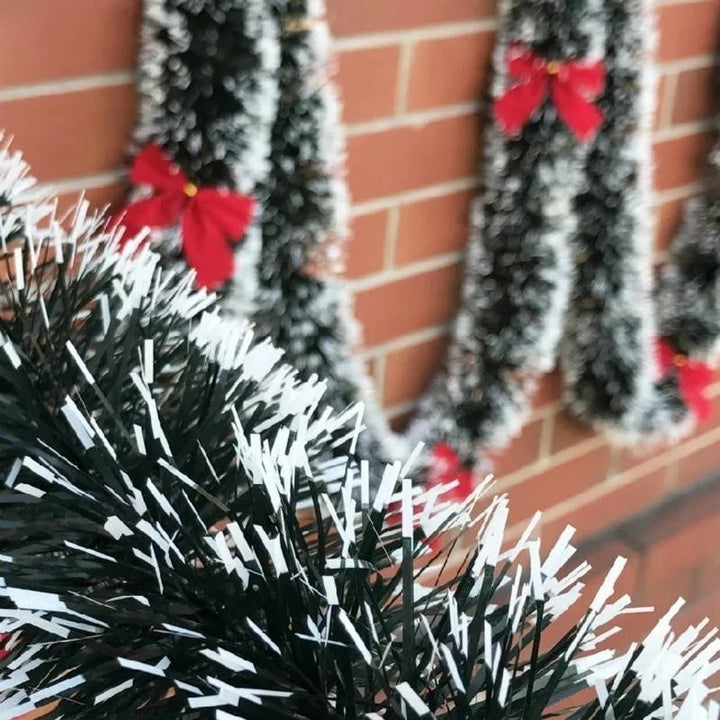 Christmas garland – Snow-flocked decor for indoor and outdoor decoration | Stornfield