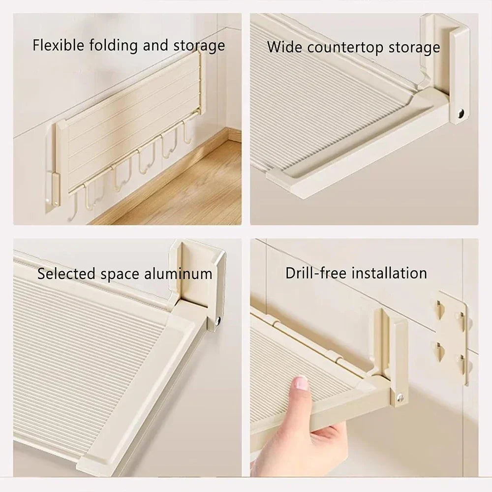 FlexiRack – Collapsible Spice Rack with Hooks Stornfield