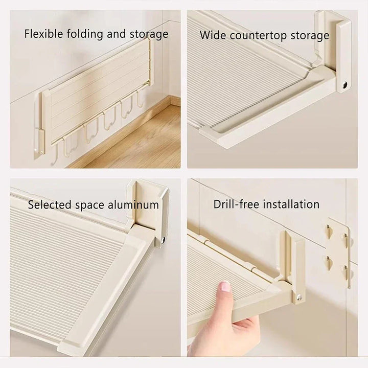 FlexiRack – Collapsible Spice Rack with Hooks Stornfield