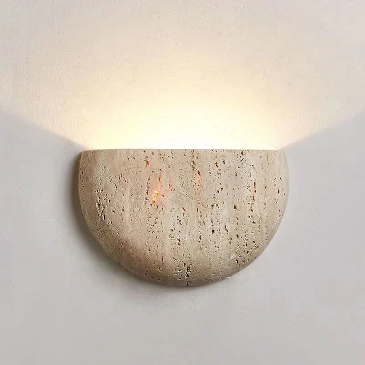 Stornfield | Stone Wall Lamp – Retro Wabi-Sabi LED Light
