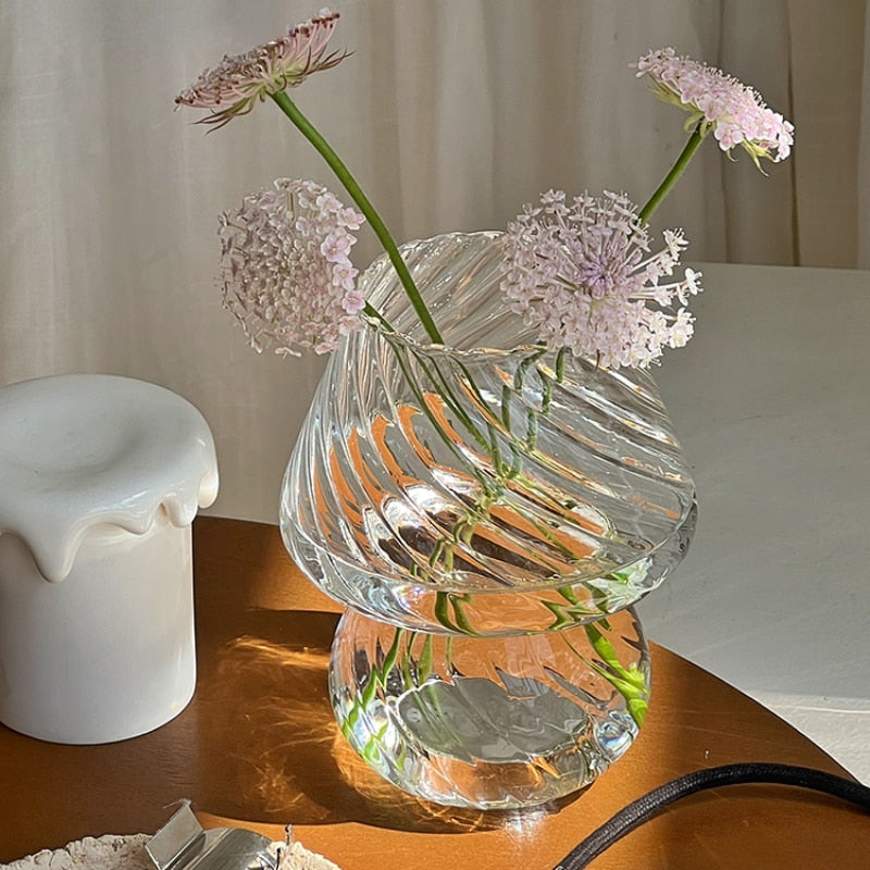 Nordic Ribbed Glass Vase | Stornfield
