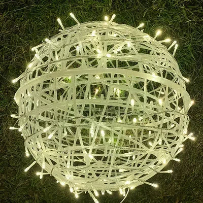 LED Rattan Ball String Lights – Decorative Outdoor Lighting for Gardens and Parties | Stornfield