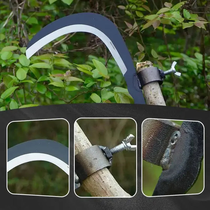 Strong Steel Grass Cutting Sharp Multi-Purpose Sickle Head | Stornfield