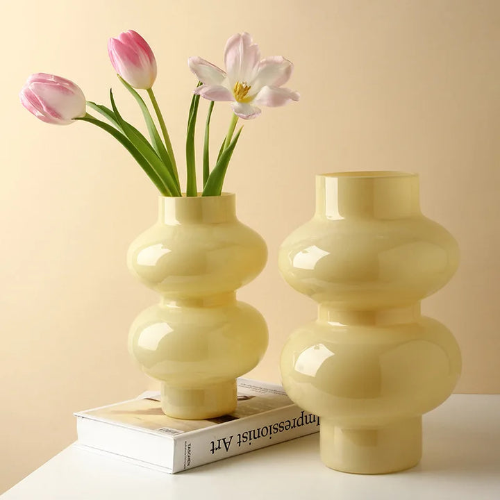 Stornfield | Vase en verre arrondi à 2 étapes