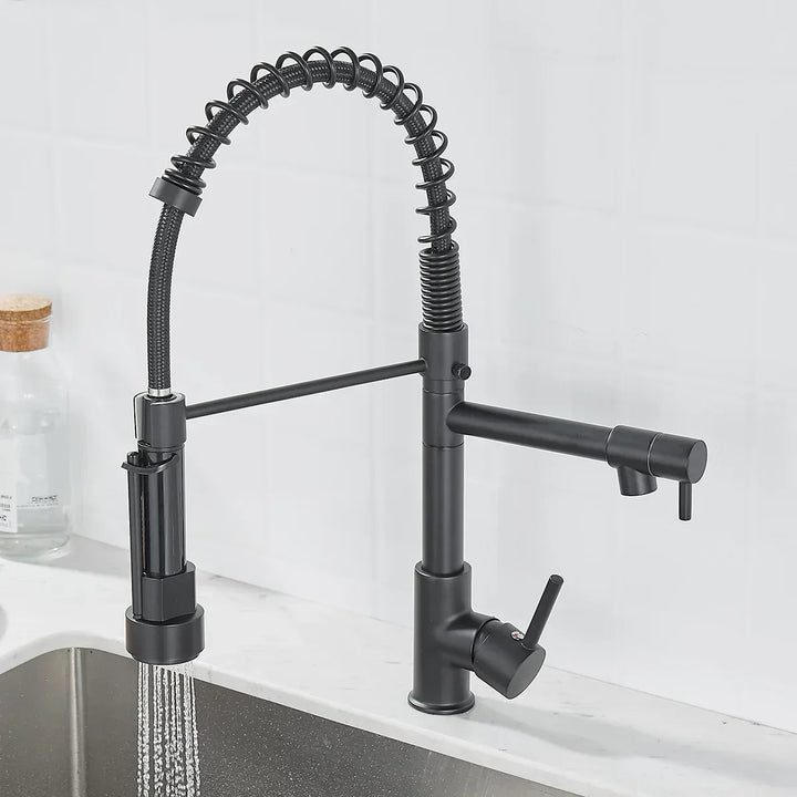 Faucet with Double Outlet – High-Quality Faucet for Flexible Washing, Easy Installation, Ideal for Modern Kitchens, Swiveling and Durable | Stornfield
