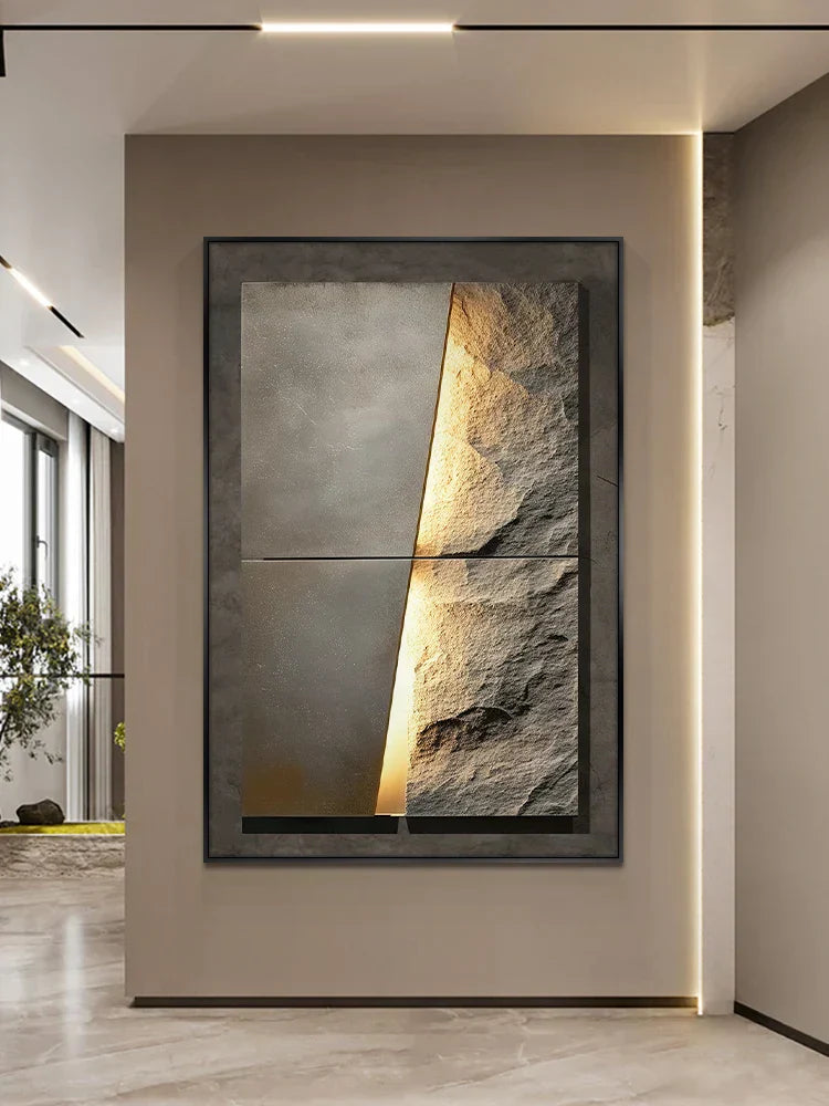Stornfield | New Rock Texture LED Porcelain Wall Lamp
