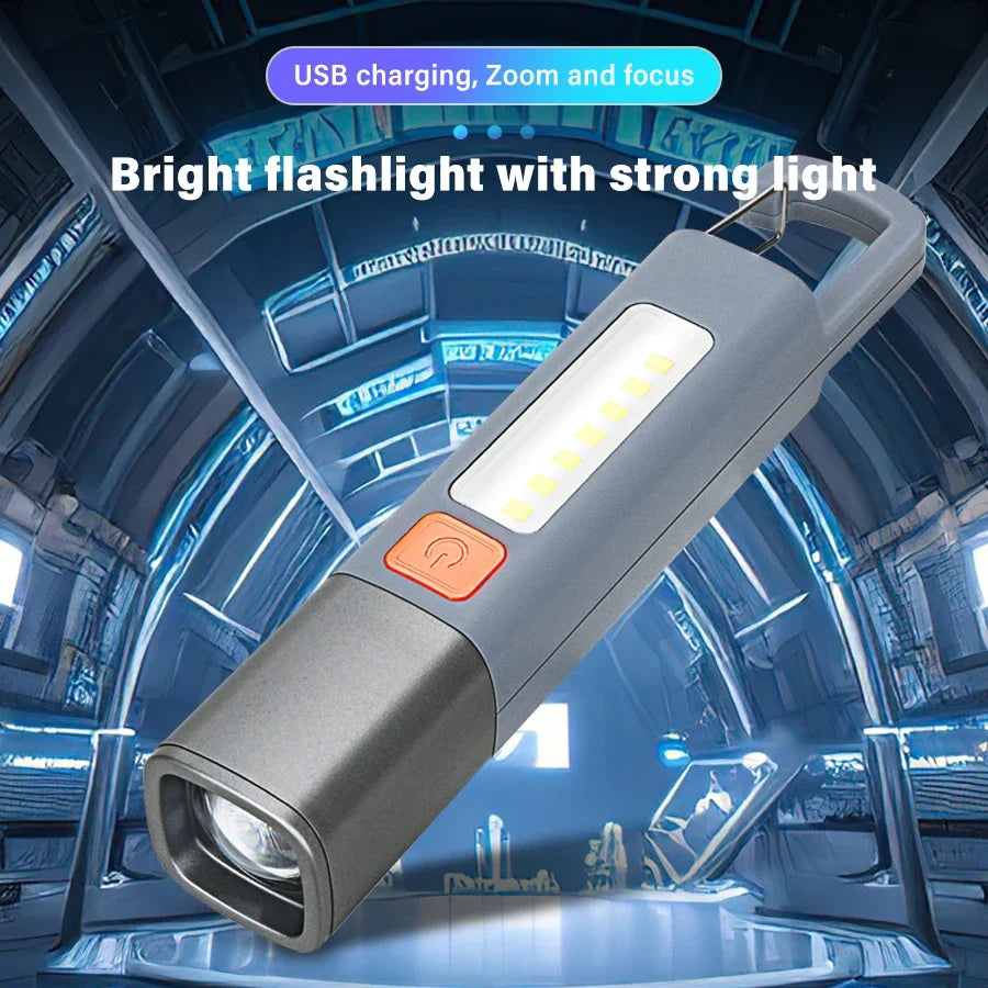 Ultra-Bright Long Shot USB Rechargeable Flashlight | Stornfield