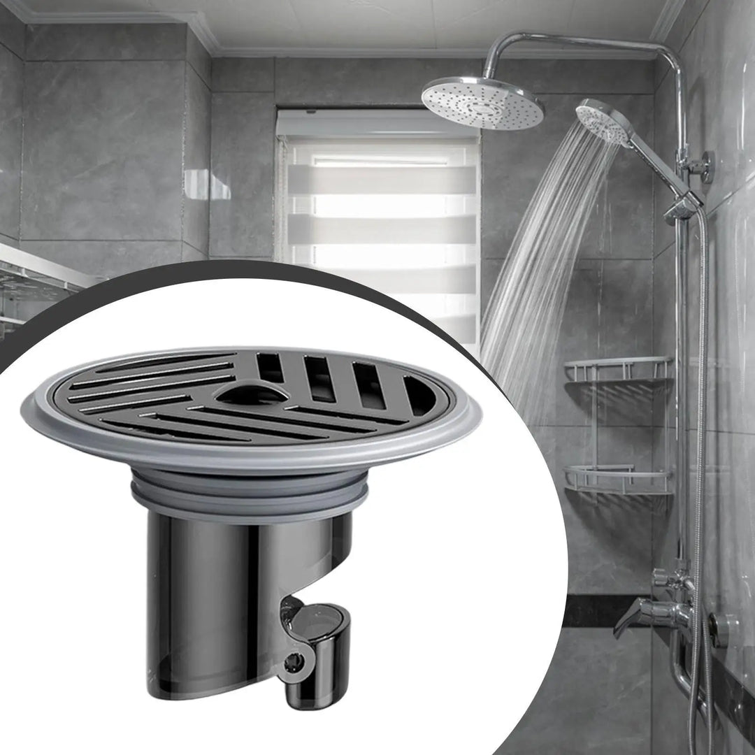 AquaShield Compact Floor Drain – Stainless Steel & Silicone Backflow Protection for Bathroom, Shower & Kitchen Stornfield