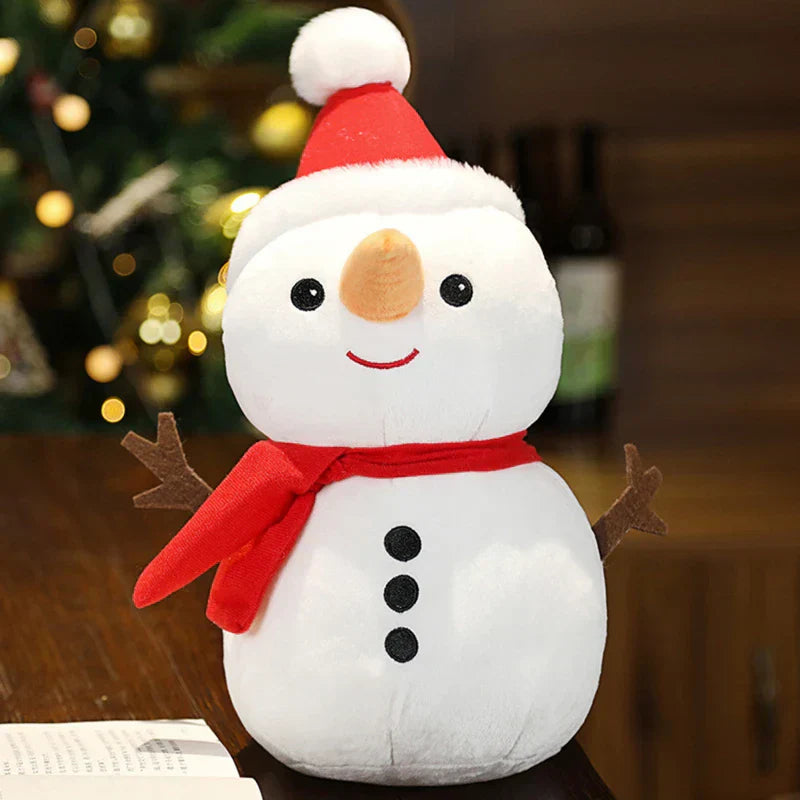 Christmas Plush Toys for Decoration – Reindeer, Santa Claus, Snowman, Perfect for Festive Decor | Stornfield