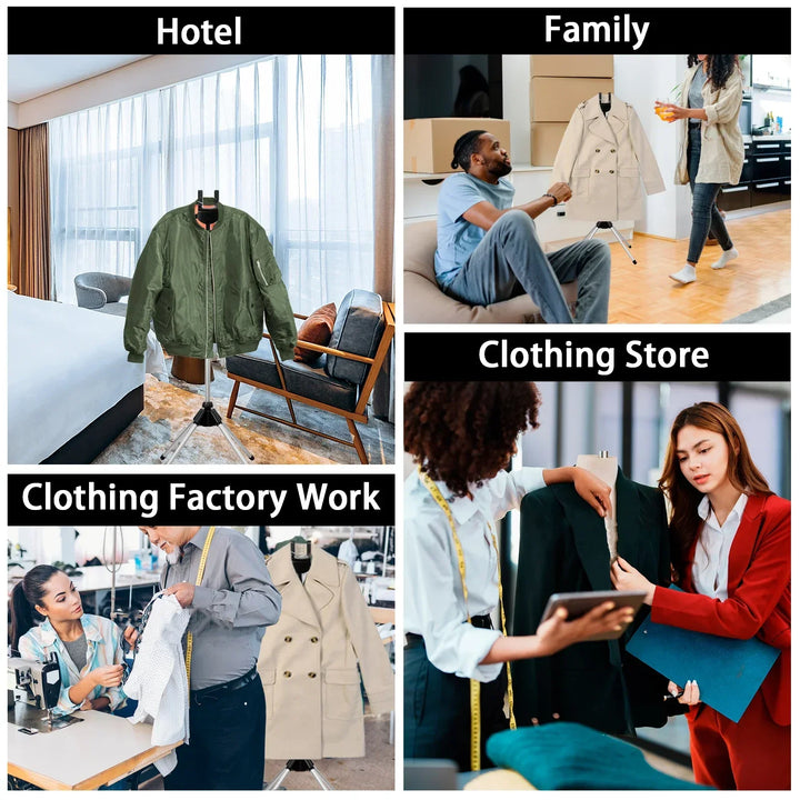 Adjustable Telescopic Garment Steamer Stand – Foldable & Portable | Stornfield
