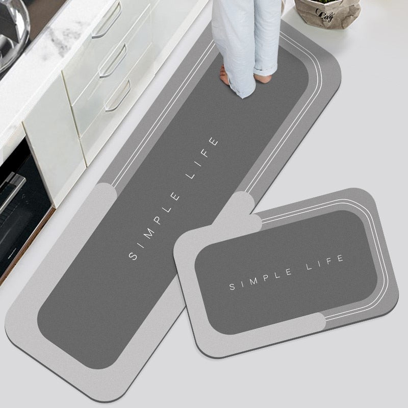 Modern Water Absorbent Anti-slip Area Rugs | Stornfield