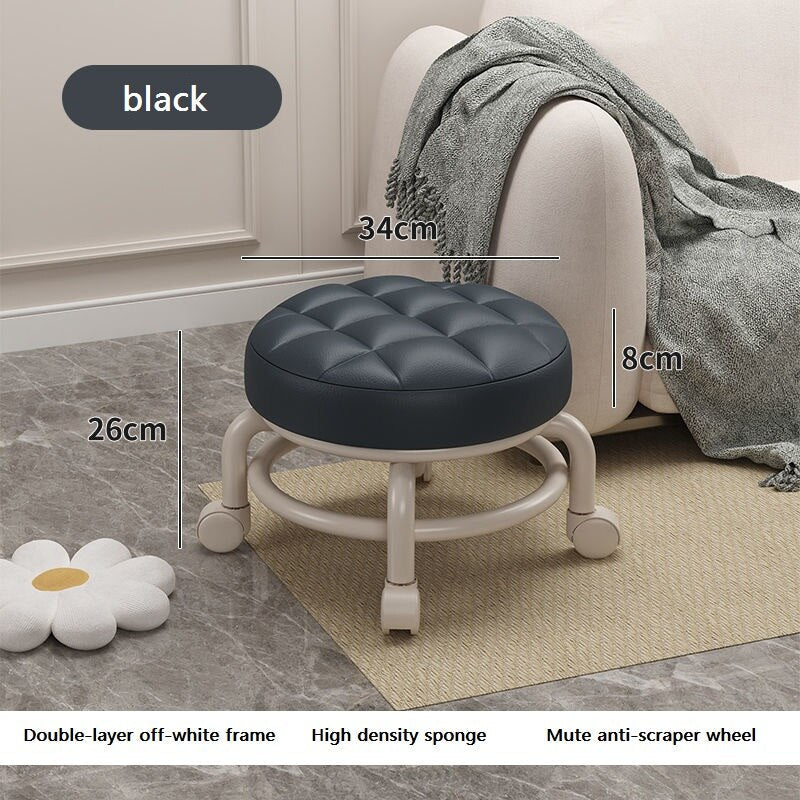 RollEase Mini Rolling Elegant Low Stool | Stornfield