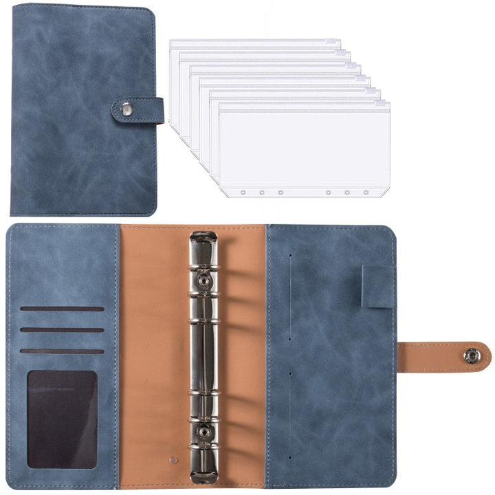 Stornfield | Financial Planner Leather Multi Pocket Bill Organizer Notebook