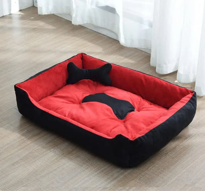 Modern and cozy linen dog bed Stornfield