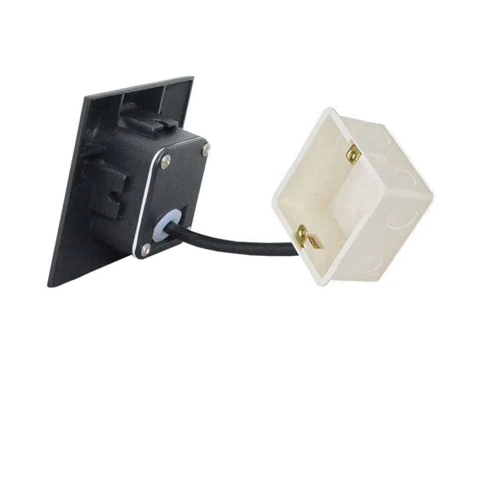 Stornfield | Modern waterproof IP65 LED recessed wall lamp for outdoor lighting - 3W embedded step & staircase balcony portal light