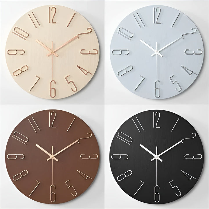 3D Wall Clock – Modern and Elegant | Decorative Wall Clock for Living Room and Office | Stornfield