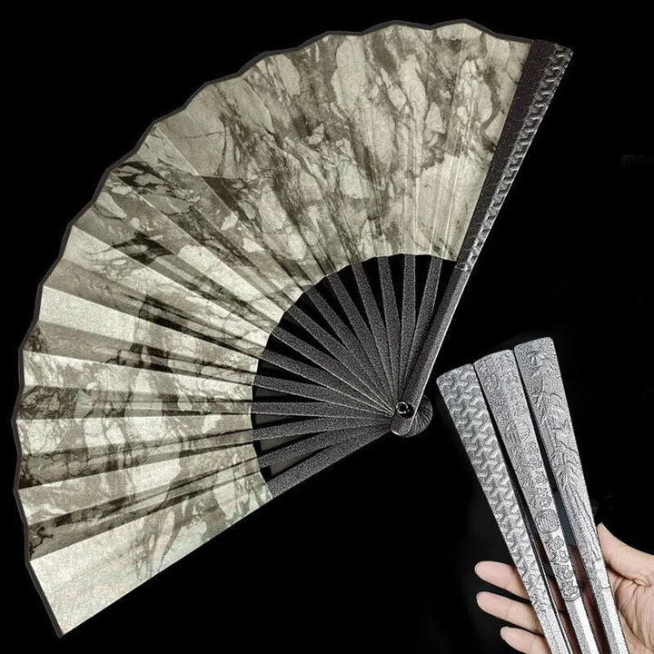 Tungsten Steel Alloy Self-Defense Folding Hand Fan | Stornfield